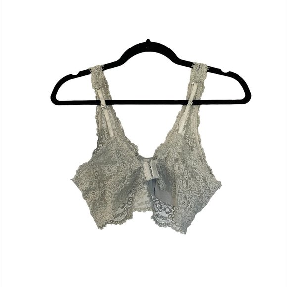 Aerie Mint Plunging Wireless Lace Bra - M - Picture 3 of 3